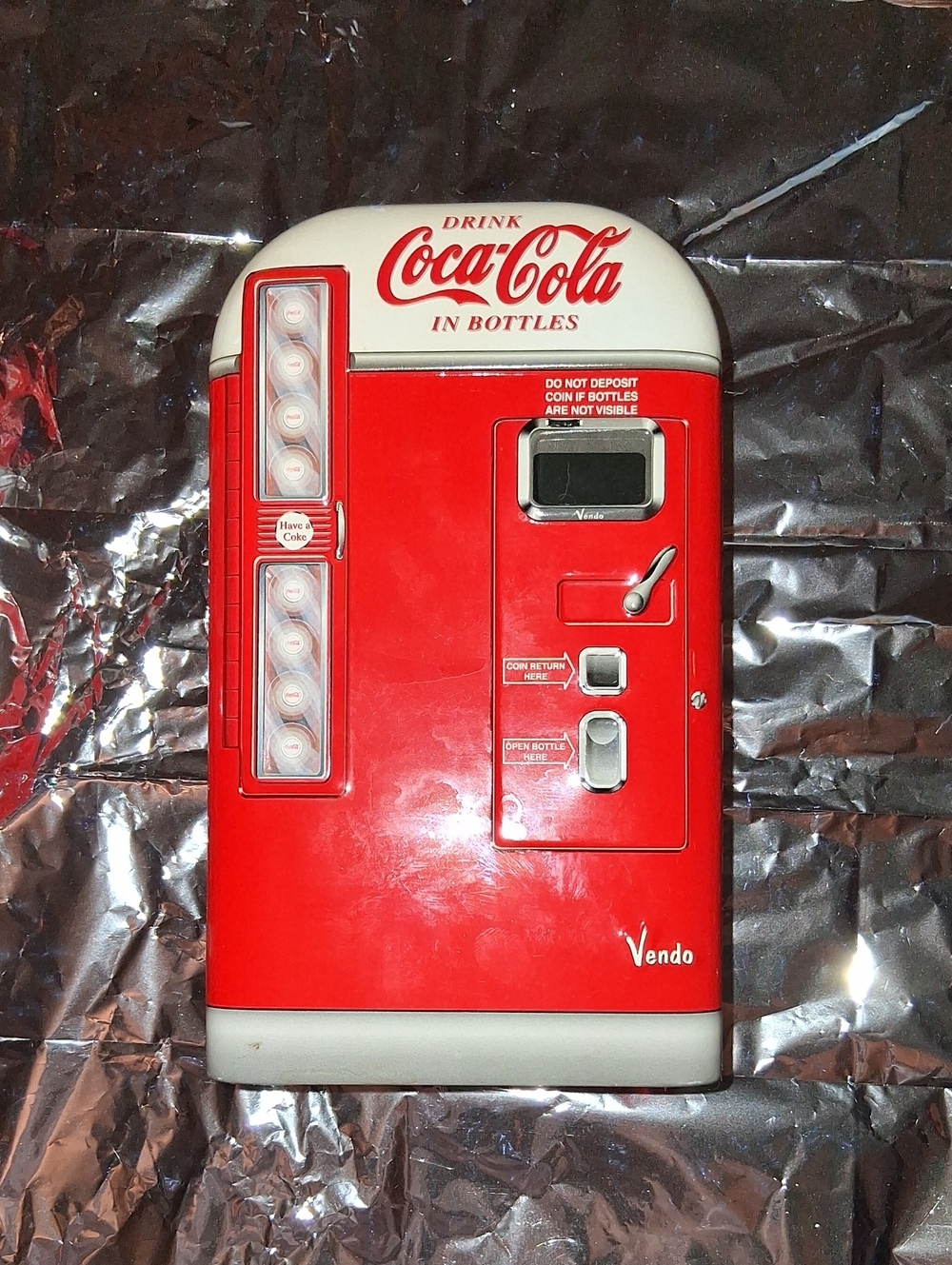 Coca Cola Red & White Mini Vendo Portable Speaker